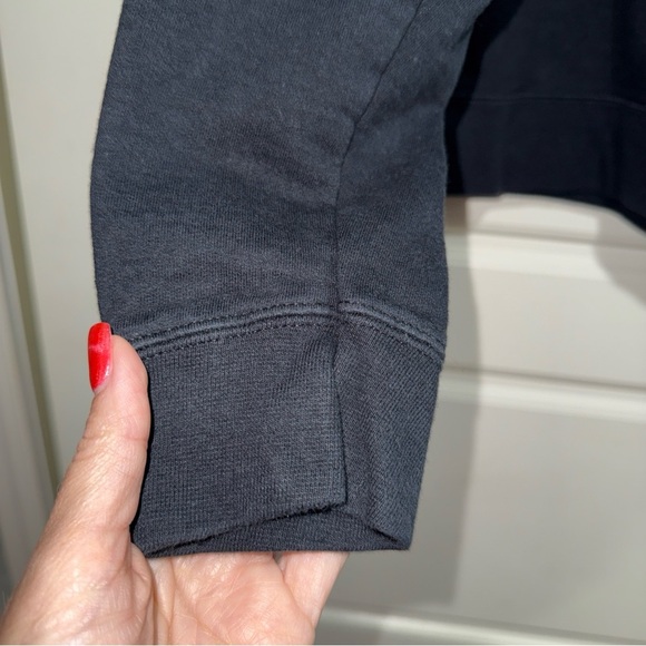 Port and Company Black Sweatshirt with Rat Design rats love small s - Picture 3 of 6